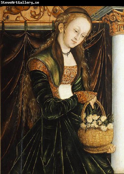 Lucas Cranach Die Heilige Dorothea